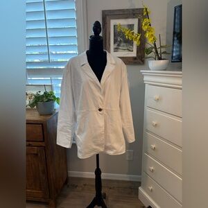 Chico’s
Denim Blazer, White - 4 (20/22 or XXL)
